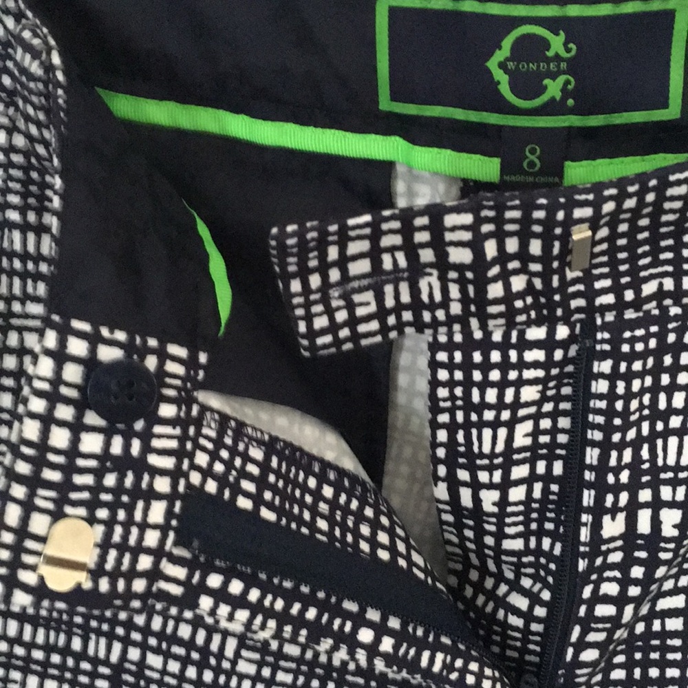C. Wonder navy & white pants Sz 8.